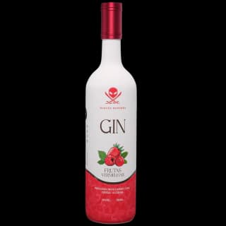 Gin Saborizado Frutas Vermelhas 750ml - bebida mansão maromba