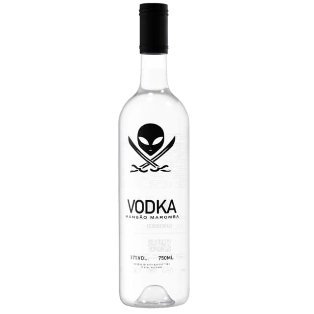 Vodka Vidro Mansão Maromba - bebida mansão maromba