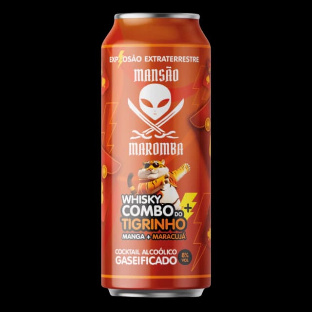 Whisky Combo Tigrinho - 473ml Lata - bebida mansão maromba