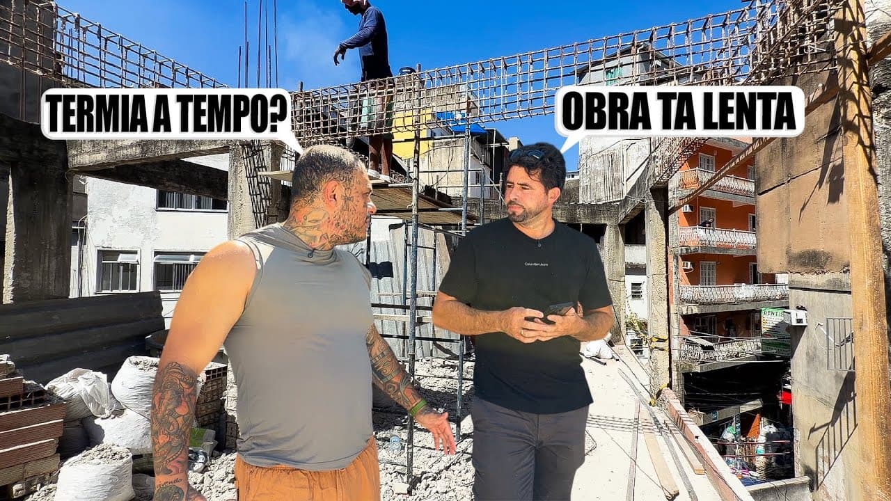 Toguro Enfrenta Desafios na Rocinha: Obra Atrasada e o "Desafio da Vida"